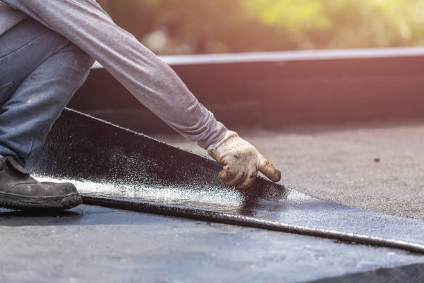 Professional Basement Waterproofing technician working in Leipsic, OH